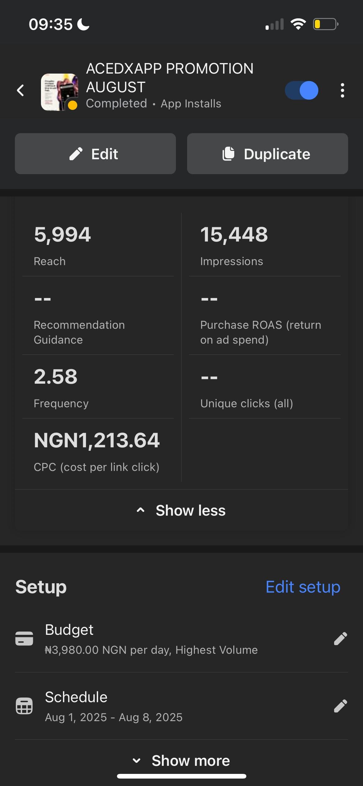 Performance Analytics