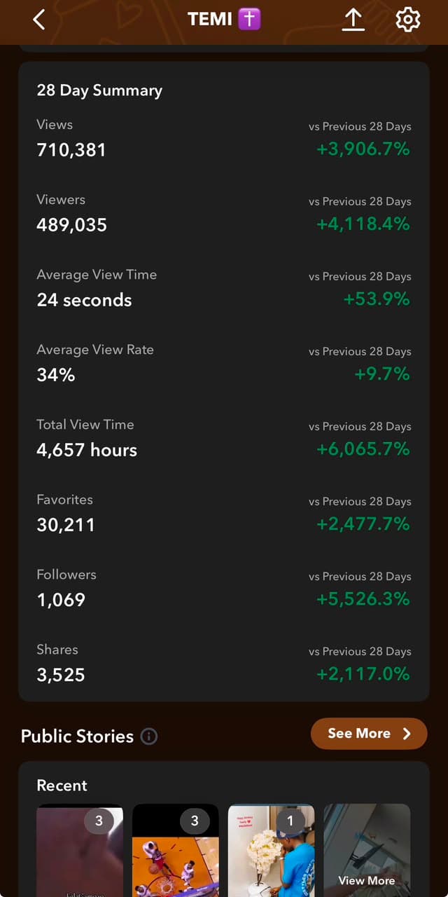 Snapchat Story Insights