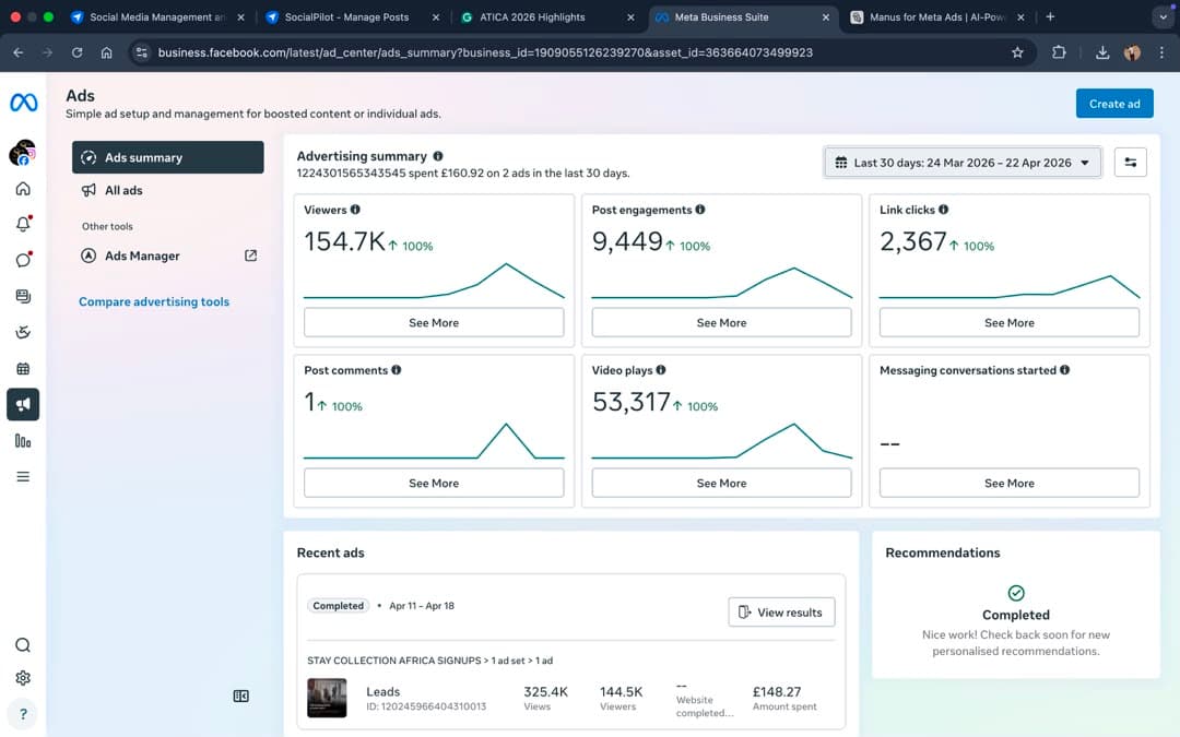 Meta Ads Impression Growth